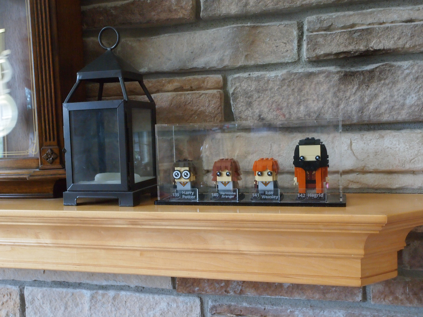 Display Case For Four LEGO BrickHeadz Figures