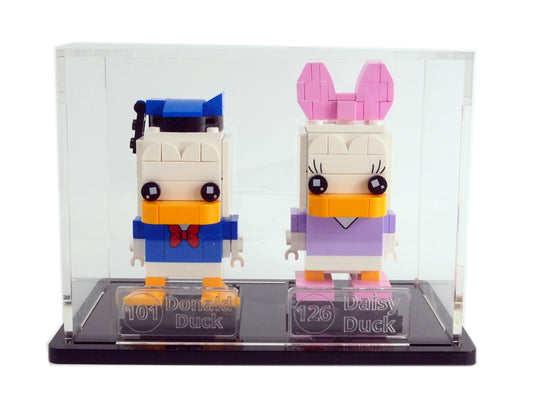 Display Case For Two LEGO BrickHeadz Figures