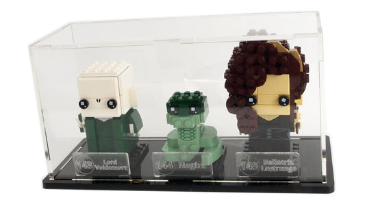 Display Case For Three LEGO BrickHeadz Figures