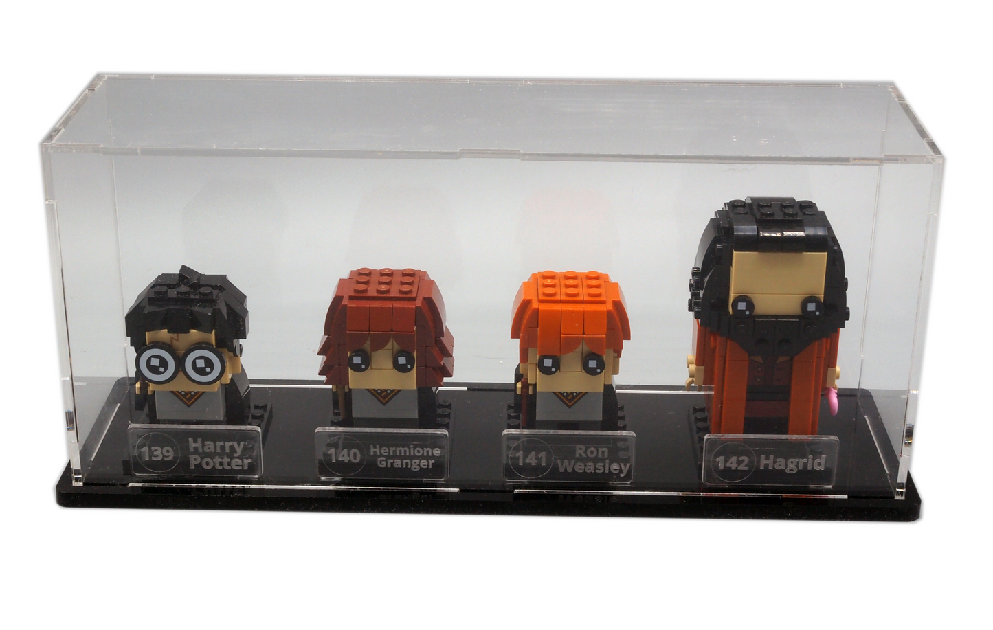 Display Case For Four LEGO BrickHeadz Figures