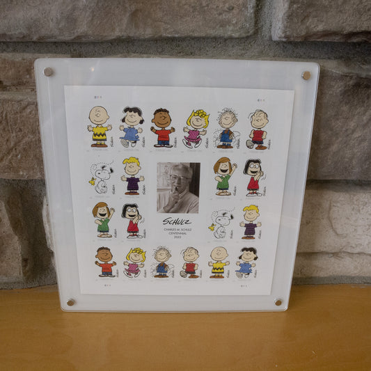 Display Frame For Peanuts Stamp Sheet