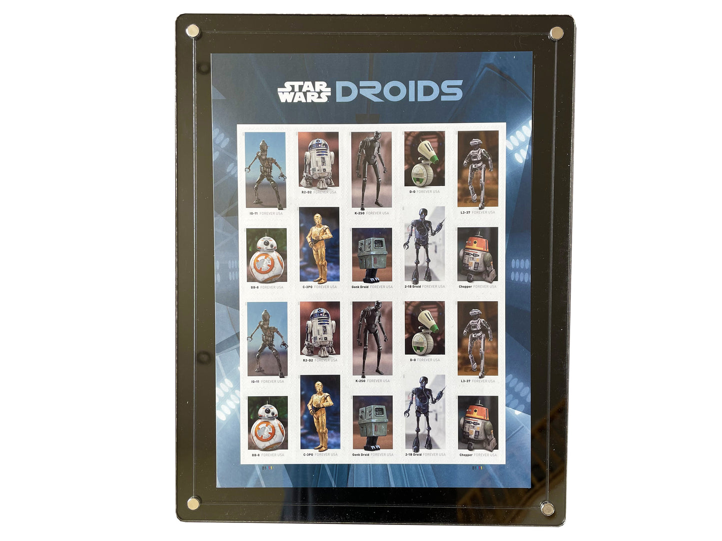 Display Frame For Star Wars Droids™ Stamp Sheet