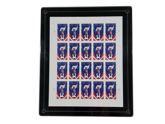 Display Frame For Women' Soccer Stamp Sheet