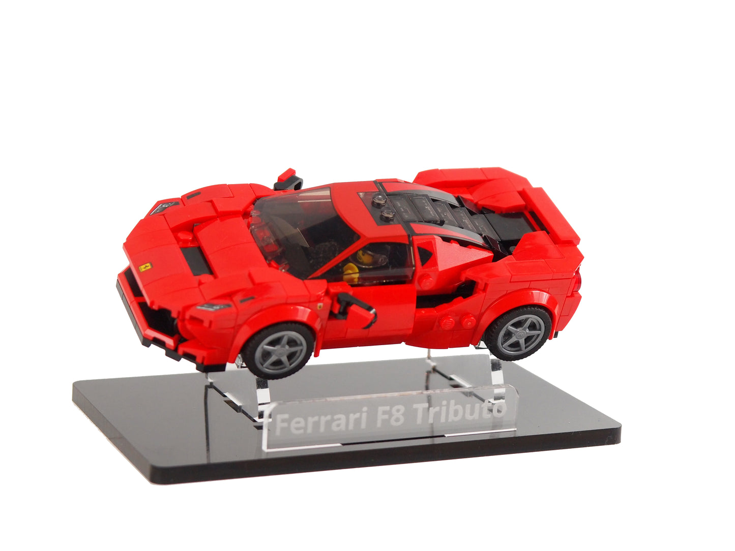 Display Stand for LEGO Ferrari F8 Tributo (76895) Set