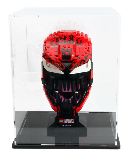Display Case For LEGO Marvel Spider-Man Carnage Helmet (76199)