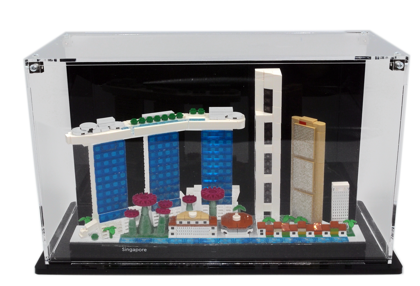 Display Case for LEGO Architecture Singapore Skyline (21057) Set