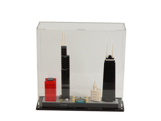 Display Case for LEGO Architecture Chicago Skyline (21033) Set