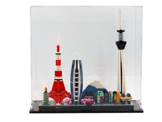 Display case for LEGO® Tokyo Architecture Skyline (21051 ) Set