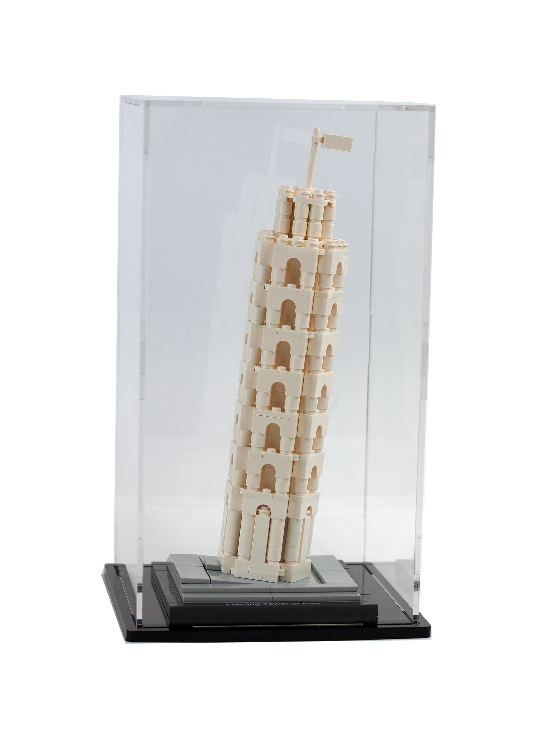Display Case LEGO Architecture Leaning Pisa (21015) Set North Star Bricks