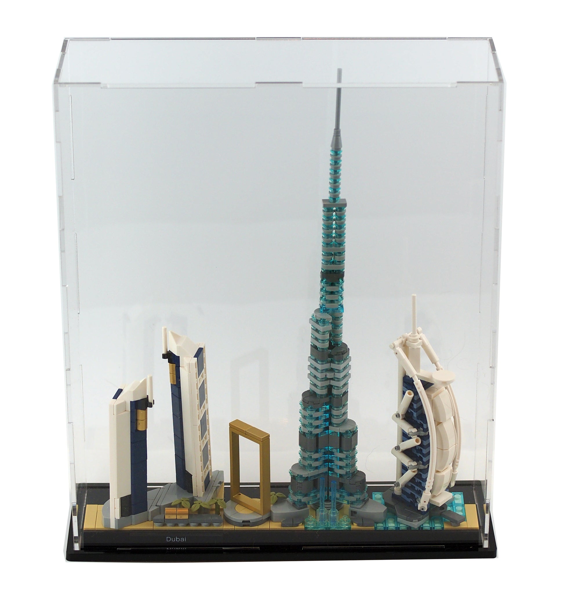 Display Case for Architecture Dubai Skyline (21052) Set – Star Bricks