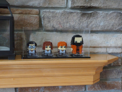 Display Case For Four LEGO BrickHeadz Figures