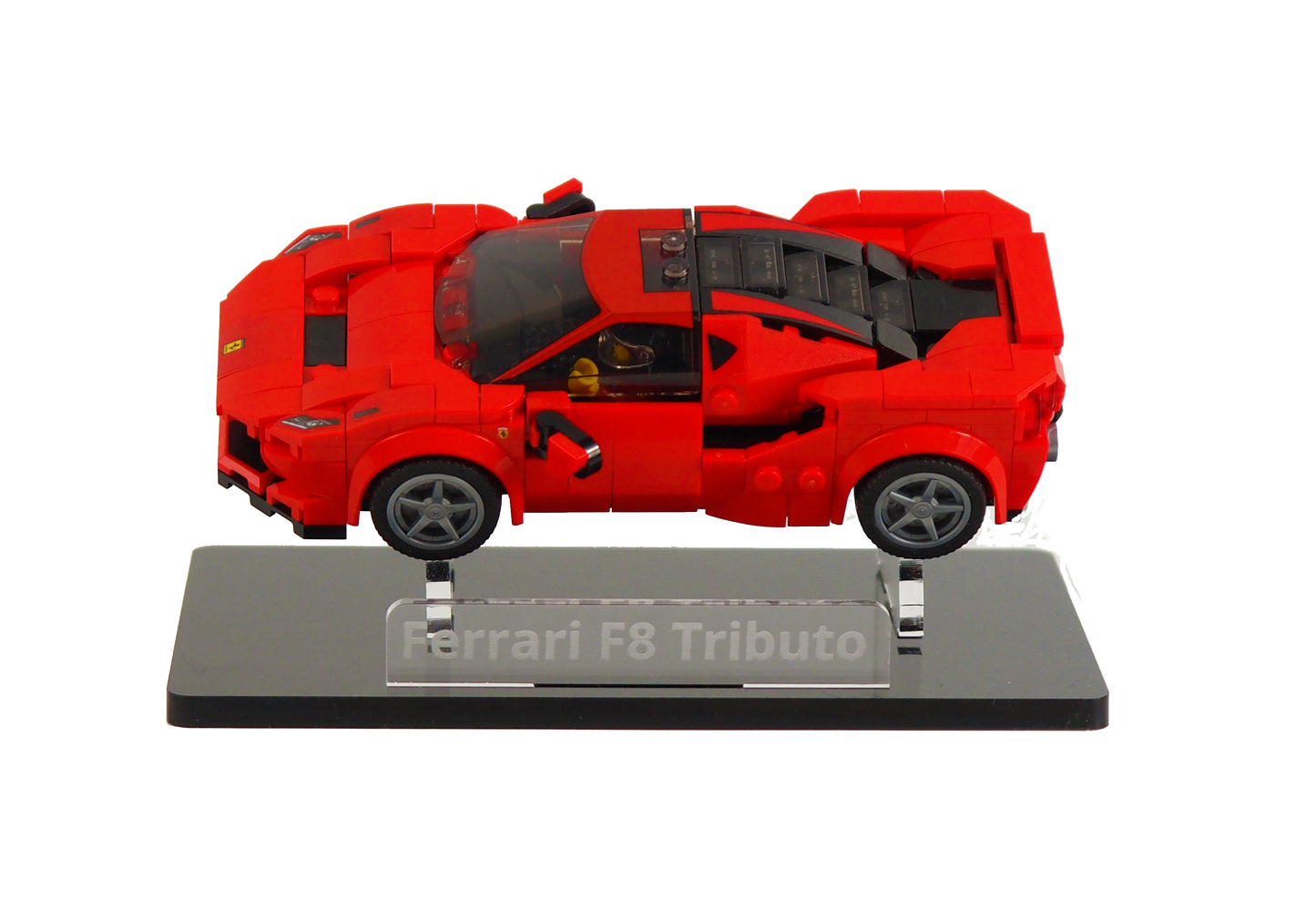 Display Stand for LEGO Ferrari F8 Tributo (76895) Set