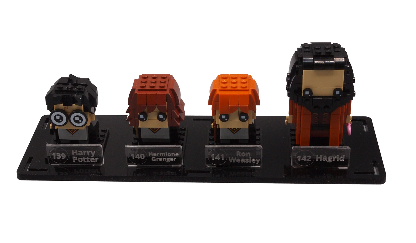 Display Case For Four LEGO BrickHeadz Figures