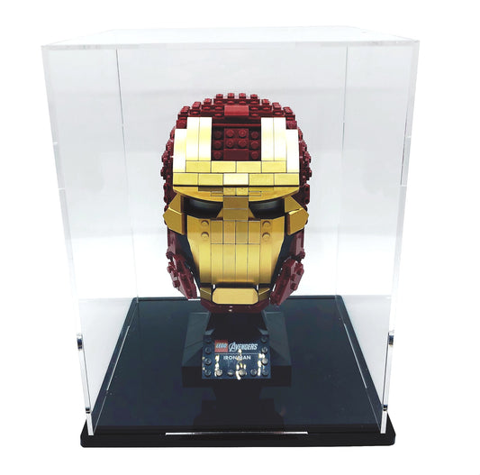Display Case For LEGO Iron Man Helmet (Set 76165)