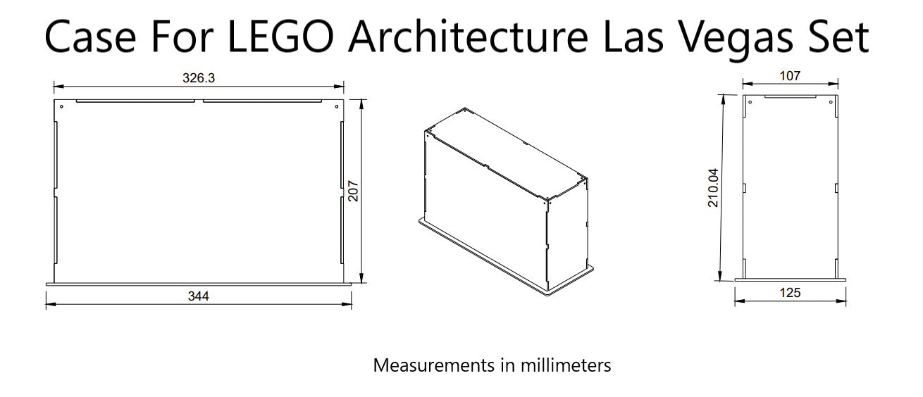 Lego architecture discount las vegas skyline